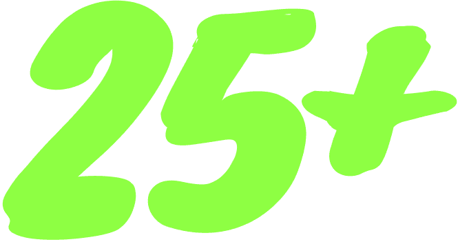 25+