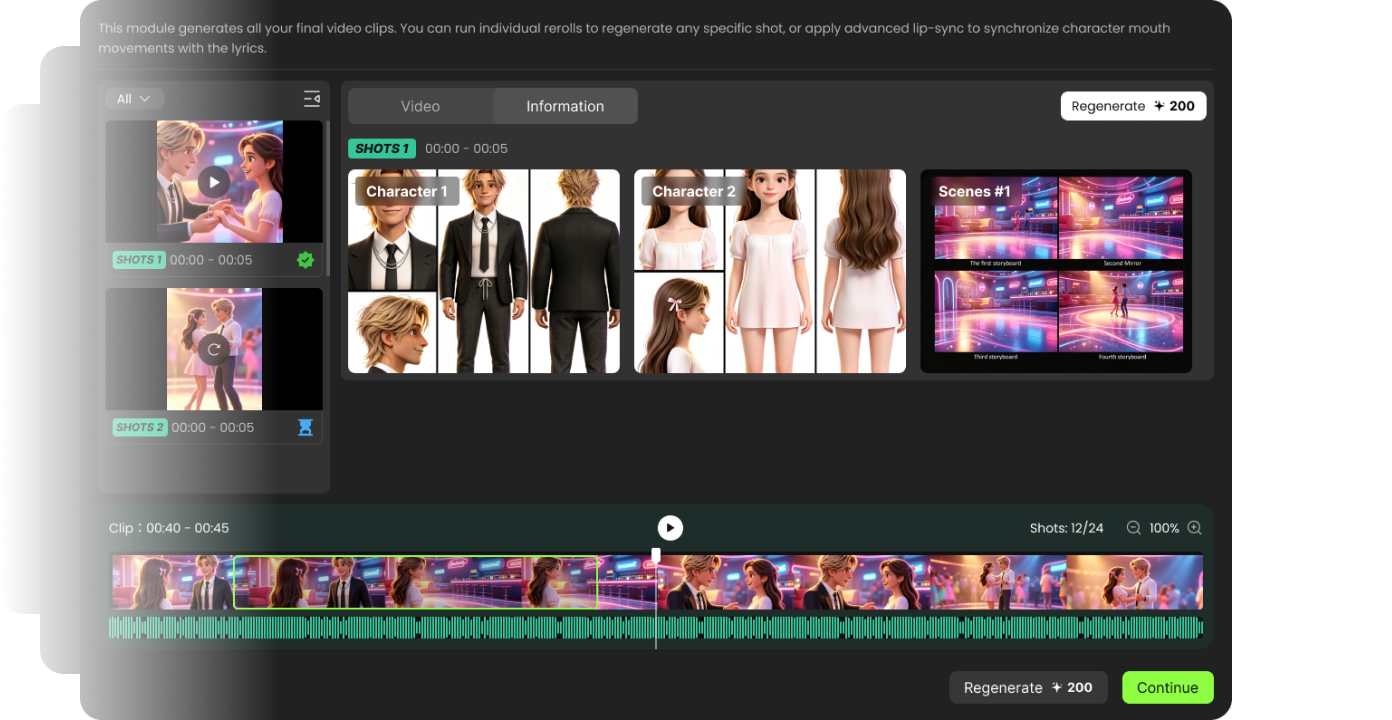 Shot Rendering